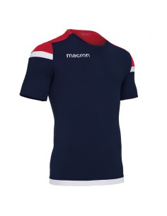 MAGLIA CALCIO TITAN NAVY/ROSSO/BIANCO - MACRON
