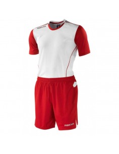 COMPLETO CALCIO RAVEN SET - MACRON - BIANCO ROSSO