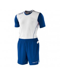 COMPLETO CALCIO RAVEN SET - MACRON - BIANCO AZZURRO