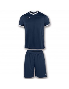 COMPLETO CALCIO SET ACADEMY BLU NAVY MC - JOMA