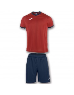 COMPLETO CALCIO SET ACADEMY ROSSO/BLU MC - JOMA