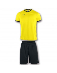 COMPLETO CALCIO SET ACADEMY GIALLO/NERO MC - JOMA