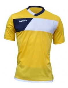 MAGLIA CALCIO BAYERN MANICA CORTA GIALLO-BIANCO-BLU - CAMASPORT