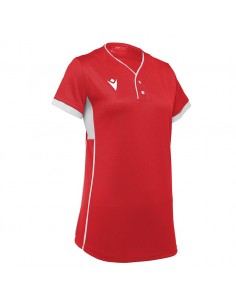 MAGLIA BASEBALL/ SOFTBALL INNING ROSSO/BIANCO- MACRON