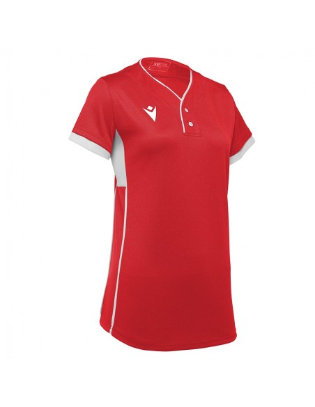 MAGLIA BASEBALL/ SOFTBALL INNING ROSSO/BIANCO- MACRON MAGLIA BASEBALL/ SOFTBALL INNING ROSSO/BIANCO- MACRON
