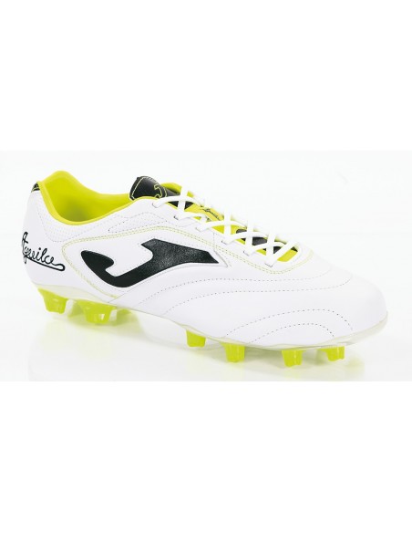 SCARPE CALCIO JOMA AGUILA-GOL 302 BIANCO-NERO MULTITACCHETTI
