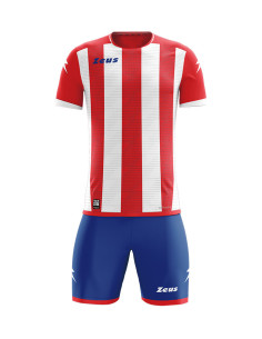 COMPLETO CALCIO KIT ICON ZEUS - ROSSO/BIANCO