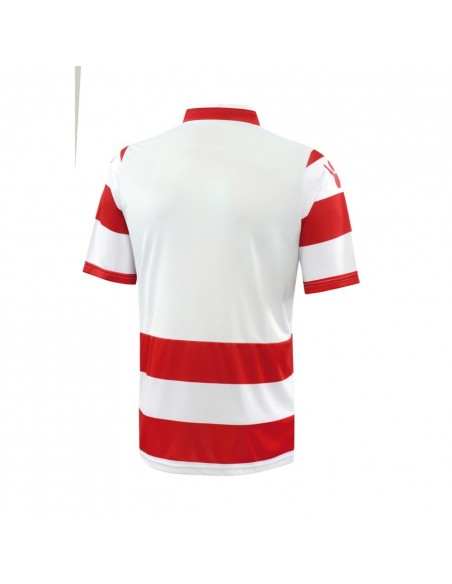 MAGLIA CALCIO MACRON KEPLER SHIRT MANICA CORTA - BIANCO/ROSSO MAGLIA CALCIO MACRON KEPLER SHIRT MANICA CORTA - BIANCO/ROSSO