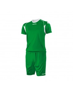 COMPLETO CALCIO MACRON VESTA SET MANICA CORTA - VERDE/BIANCO