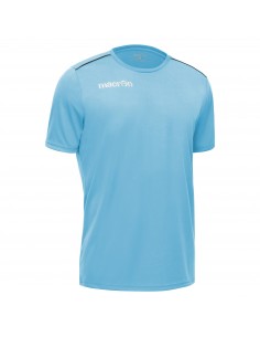 MAGLIA CALCIO/RUGBY RIGEL MACRON MANICA CORTA - CELESTE