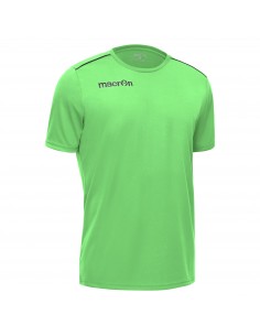 MAGLIA CALCIO/RUGBY RIGEL MACRON MANICA CORTA - VERDE FLUO