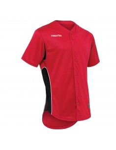 MAGLIA BASEBALL DEFENDER MACRON - ROSSO/NERO