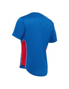 MAGLIA BASEBALL DEFENDER MACRON - AZZURRO/ROSSO 2