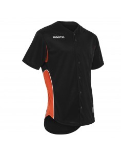 MAGLIA BASEBALL DEFENDER MACRON - NERO/ARANCIO